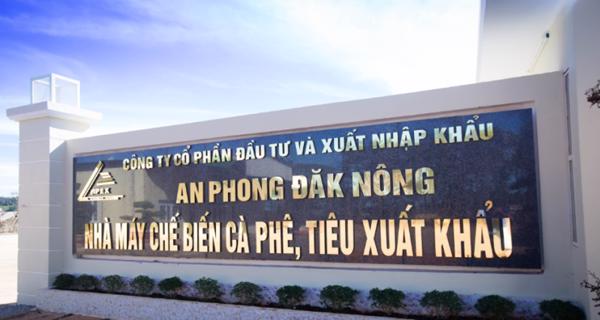 Công ty Cổ Phần Đầu Tư XNK An Phong Đăk Nông